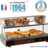 Vitrine chauffante avec bloc lumineux - GN 1/1 - 1 niveau - Sofraca