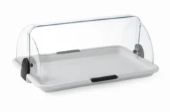 Vitrine à couvercle coulissant Roll top 465x310x(H)190 mm - Hendi