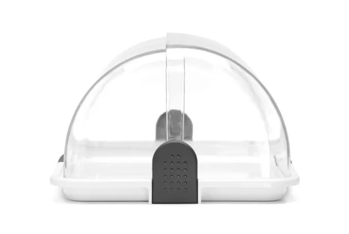 Vitrine à couvercle coulissant Roll top 465x310x(H)190 mm - Hendi