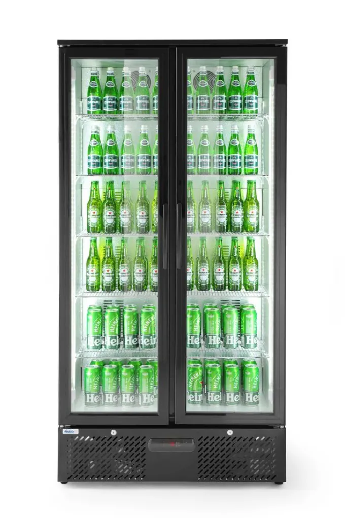 Vitrine de présentation boissons double portes 448L Arktic 220-240V/300W - Hendi