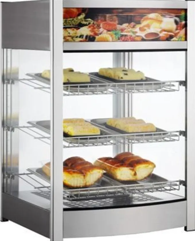 Vitrine de table chauffante 97 litres 230V/800W - Hendi