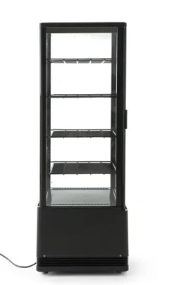Vitrine de table grand modèle 98 litres Arktic Noir 230V/210W - Hendi