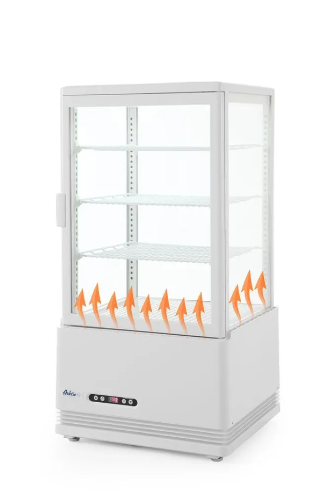 Vitrine de table 68 litres Arktic blanc 230V/170W - Hendi