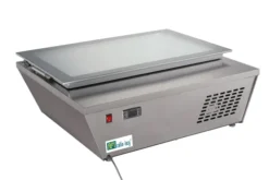 Vitrine à Glace Inox pour 4 Bacs de 5 Litres - 77 L - AFI Collin Lucy