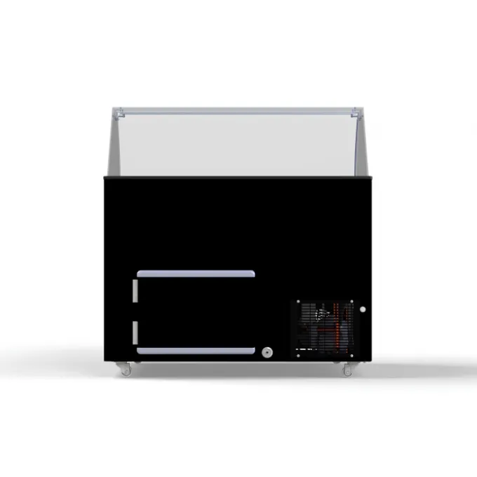 Vitrine à Glace Professionnelle Java 8 x 5 L Noire - Combisteel