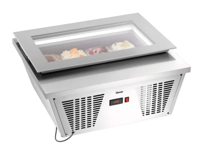 Vitrine à Glaces - 4 Bacs de 6,5 Litres - Bartscher