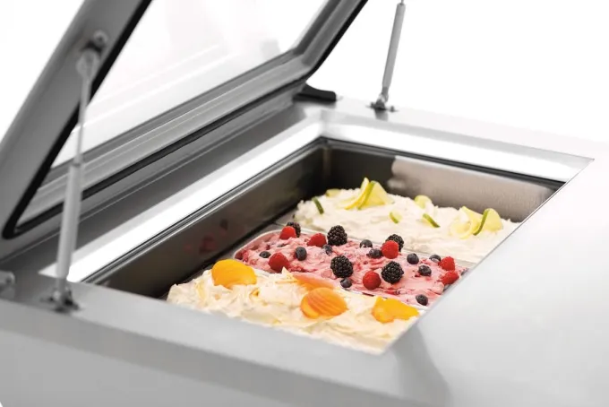 Vitrine à Glaces - 4 Bacs de 6,5 Litres - Bartscher