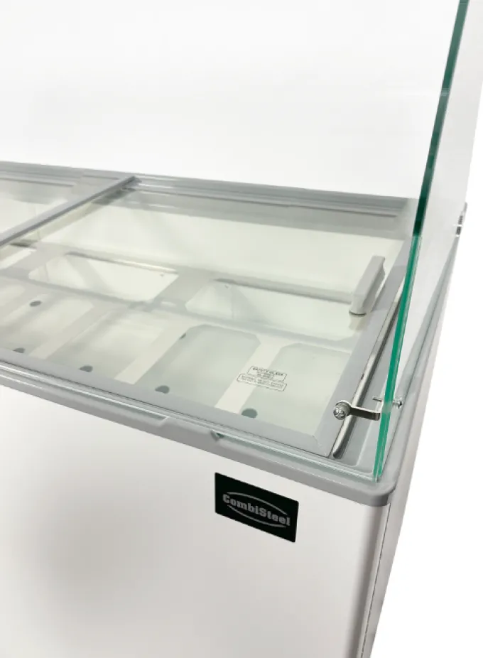 Vitrine à Glace 6 x 5 L Corsica Blanche - Combisteel