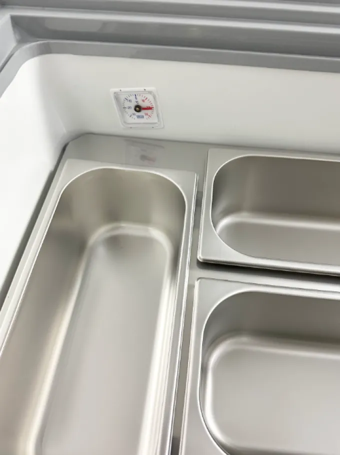 Vitrine à Glace 6 x 5 L Corsica Blanche - Combisteel