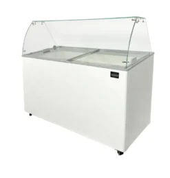 Vitrine à Glace 6 x 5 L Corsica Blanche - Combisteel