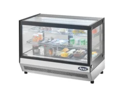 Vitrine Horizontale à Poser - Vitre Droite - 160 Litres - Atosa
