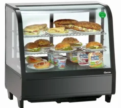 Vitrine Horizontale Réfrigérée à Poser - 100 litres Noire - DeliCool I - Bartscher