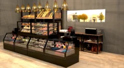 Vitrine Murale Série Integra Combi - Module Supérieur et Inférieur en Version Froid - 3 Etagères - Sayl