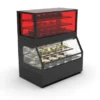 Vitrine Murale Série Integra Combi - Module Supérieur en Version Chaud et Module Inférieur en Version Froid - Sayl
