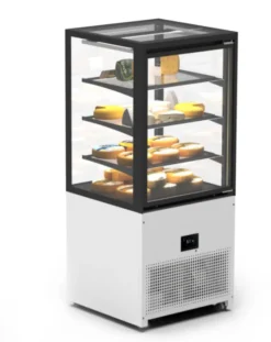Vitrine Neutre avec Base 60 Serie Integra humidité - 600 x 600 x 1400 mm - Sayl