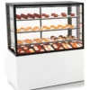Vitrine Neutre avec Base 100 - 1000 x 600 x 1400 mm et Avec Accès Frontal - 3 étagères Réglables - Sayl