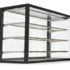 Vitrine Neutre Série Integra Compacte Neutral Base 120 - Accès Arrière - 3 Etagères - Sayl
