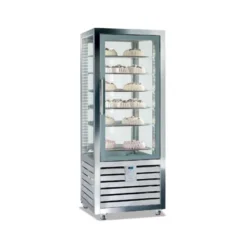 VITRINE NÉGATIVE STATIQUE - 1 PORTE - 3 GRILLES - 264 L - Isotech
