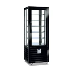 VITRINE POSITIVE VENTILÉE - 1 PORTE - 6 ÉTAGÈRES TOURNANTES - 360 L - Isotech