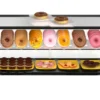 Vitrine Professionnelle Neutre 2 Etagères avec LED - 920x375 mm - SAYL