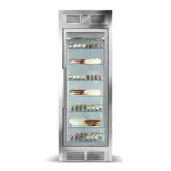 VITRINE PÂTISSERIE/GLACERIE - BI-TEMPÉRATURE VENTILÉE - 1 PORTE - 7 ÉTAGÈRES VERRE - 558 L - ISOTECH