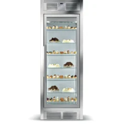 VITRINE PÂTISSERIE - POSITIVE VENTILÉE - 1 PORTE - 7 ÉTAGÈRES VERRE - 558 L - ISOTECH
