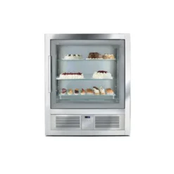 VITRINE PÂTISSERIE - POSITIVE VENTILÉE - 1 PORTE - 3 ÉTAGÈRES VERRE - 264 L - ISOTECH