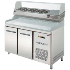 Vitrine refrigerée 150 cm GN 1/4 pour table RTP-2D RCH 4150 - Redfox