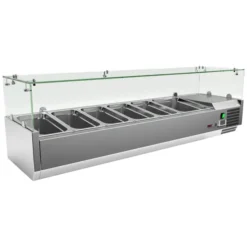 Vitrine refrigerée de comptoir 1x GN 1/2 + 5x GN 1/3 MCH 3150 - Redfox
