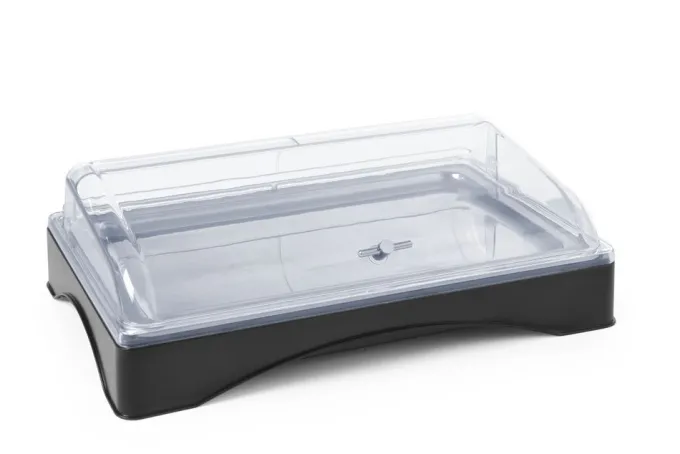Vitrine réfrigérante avec couvercle GN 1/1 set 555x357x(H)175 mm - Hendi