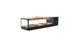 Vitrine réfrigérée Bacs GN 1/3 serie Logic Sushi sans bacs - 1320 / 1680 mm - Sayl