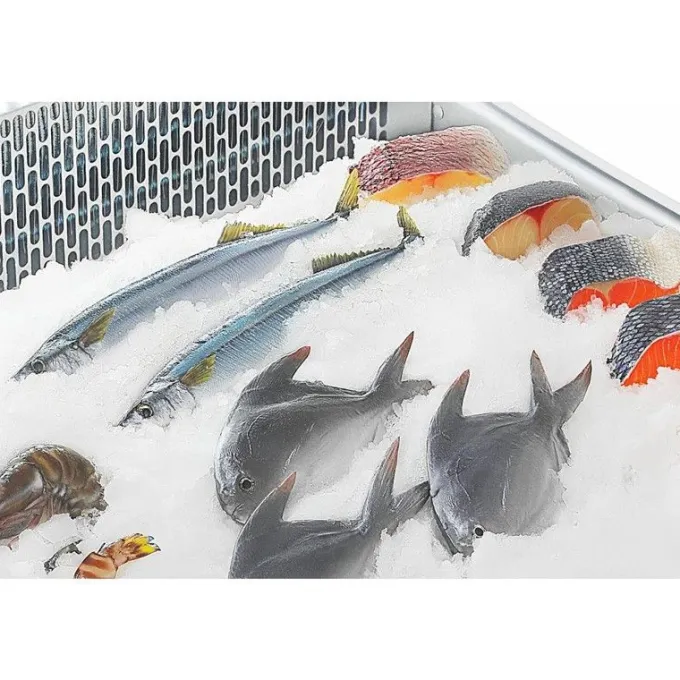 Vitrine Réfrigérée de Comptoir à Poisson Série G 255 Litres - Polar