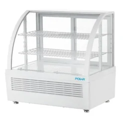 Vitrine Réfrigérée de Comptoir Série C Blanche 100 Litres - Polar