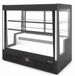 Vitrine Réfrigérée Droite Série COMPAK Accès Porte Arrière - 1015x950 mm - SAYL
