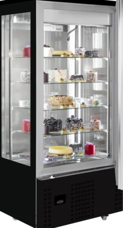 Vitrine Réfrigérée 4 Faces Vitrées - 400 Litres - Combisteel