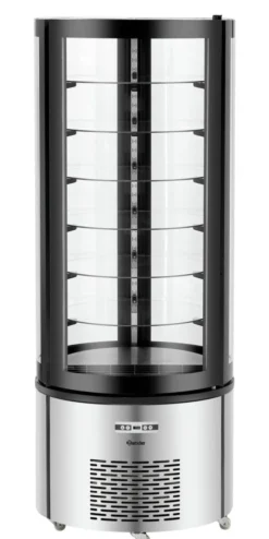 Vitrine Réfrigérée 4 Faces Vitrées à Gâteaux - 400 Litres - Bartscher