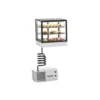 Vitrine Réfrigérée à 4 Faces - 600 x 600 x 650 mm et Sans Accès Frontal - 2 Etagères Réglables - Sayl