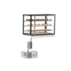 Vitrine Réfrigérée à 4 Faces - 1200 x 600 x 950 mm et Sans Accès Frontal - 3 Etagères Règlables - Sayl