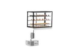 Vitrine Réfrigérée à 4 Faces - 1200 x 600 x 950 mm et avec Accès Frontal - 3 Etagères Règlables - Sayl
