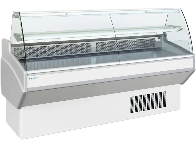 Vitrine Réfrigérée Horizontale Avec Vitrage Bombé - Froid Ventilé - AFI Collin Lucy