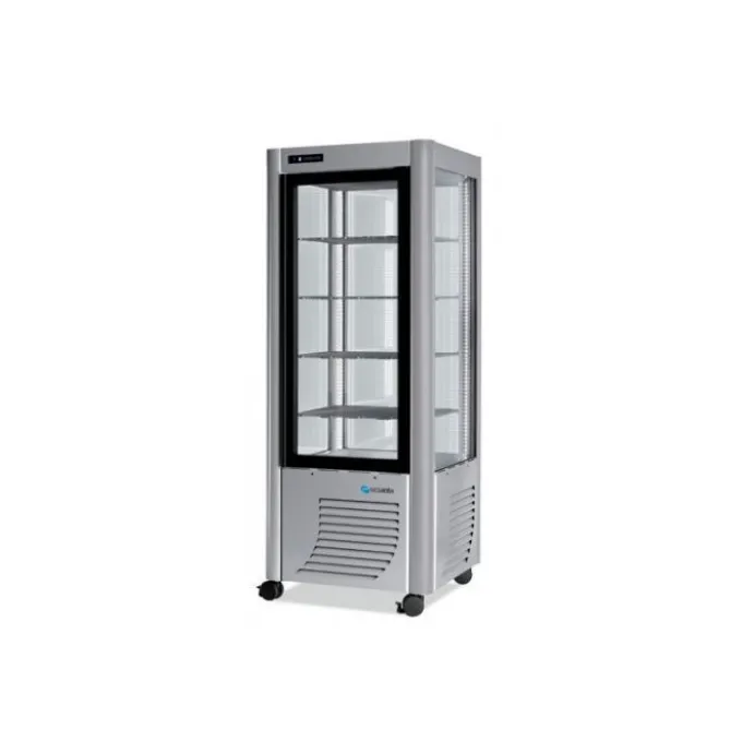Vitrine réfrigérée négative - 4 faces vitrées 400 litres - Furnotel