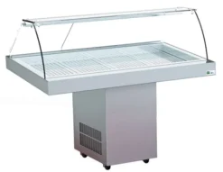 Vitrine Réfrigérée à Poissons Inox - L 940 mm - AFI Collin Lucy