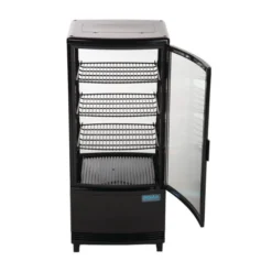 Vitrine Réfrigérée Porte Incurvée Série C Noire 86 Litres - Polar