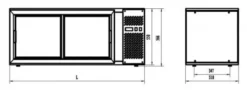 Vitrine Réfrigérée à Poser de Pâtisserie 150 L - Combisteel