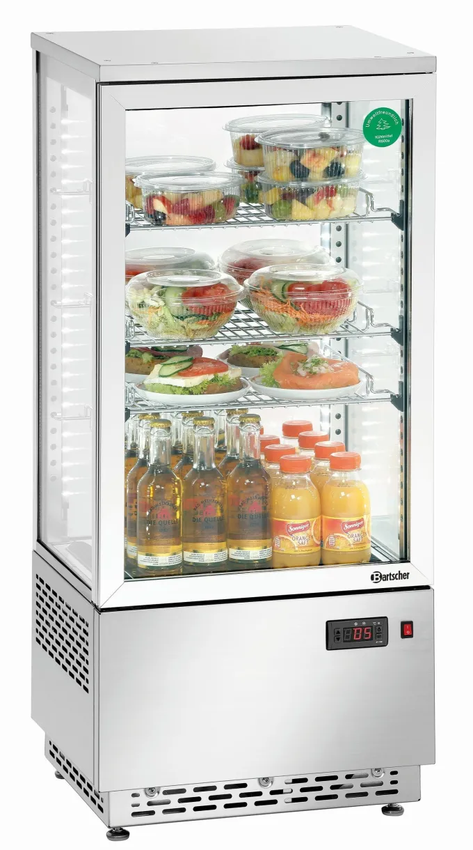 Vitrine Réfrigérée à Poser - 78 L Inox - Bartscher
