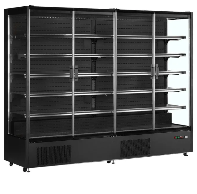 Vitrine réfrigérée pour supermarché à froid positif PC2500B - Tefcold