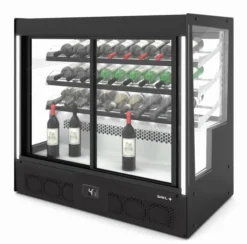 Vitrine Réfrigérée pour Vin Série COMPAK Accès Porte Avant/Arrière - 1015x950 mm - SAYL