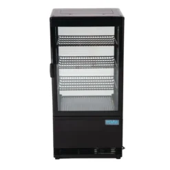 Vitrine Réfrigérée Professionnelle Série C 68 Litres Noire - Polar