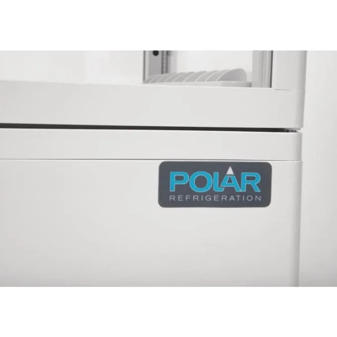 Vitrine Réfrigérée Professionnelle Série C 68 Litres Blanche - Polar