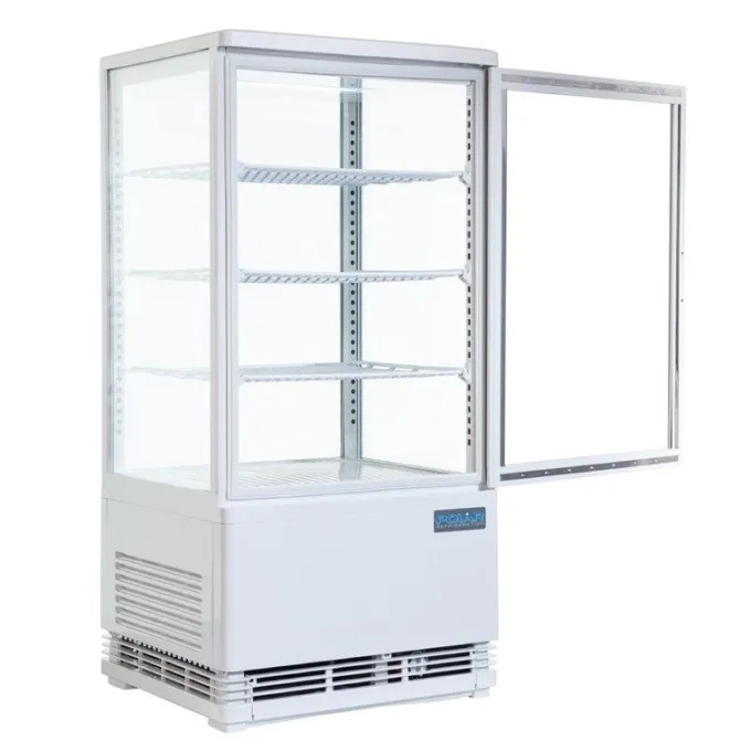 Vitrine Réfrigérée Professionnelle Série C 68 Litres Blanche - Polar